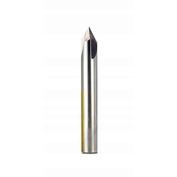 Karbidová fréza Vhm 3 mm 50 60 stupňů, 3 čepele, hliník