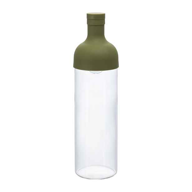 Láhev s filtrem Hario Cold Brew Tea olivová