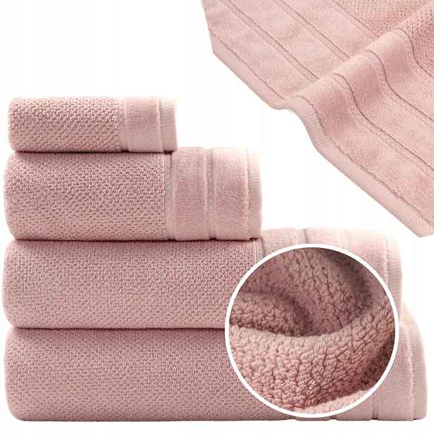 Plážový Ručník 100x150 Bavlněný 100% Bavlna Loren Pudr 550 g