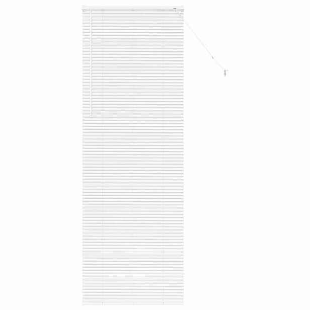 vidaXL Venet školní žaluzie Bílá 220 x 80 cm 25 mm Hliník