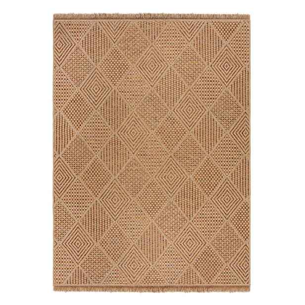 Vnitřní a venkovní koberec v přírodní barvě 200x290 cm Nora Diamond – Flair Rugs