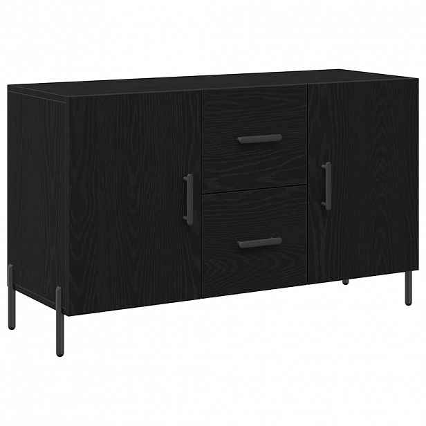 vidaXL Servírovací skříň Černý dub 100 x 36 x 60 cm Kompozitní dřevo