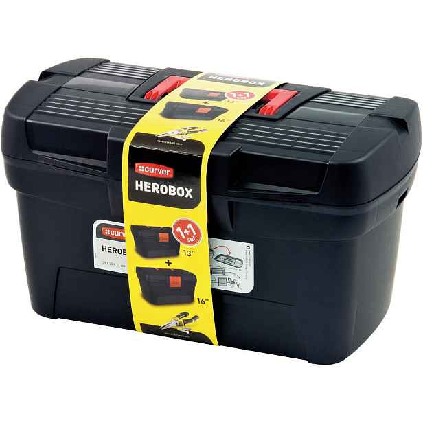 Curver Set boxů na nářadí HEROBOX PREMIUM 13+16