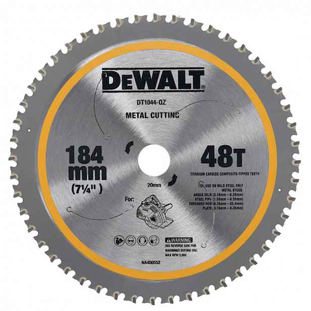Řezací kotouč DeWALT DT1044-QZ 184x20 mm 48T na kov, pro pilu DCS383