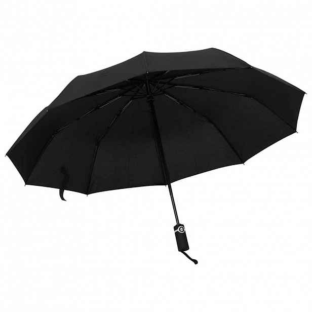 vidaXL Automatický skládací deštník černý 104 cm