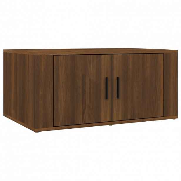 vidaXL Konferenční stolek hnědý dub 80 x 50 x 36 cm kompozitní dřevo