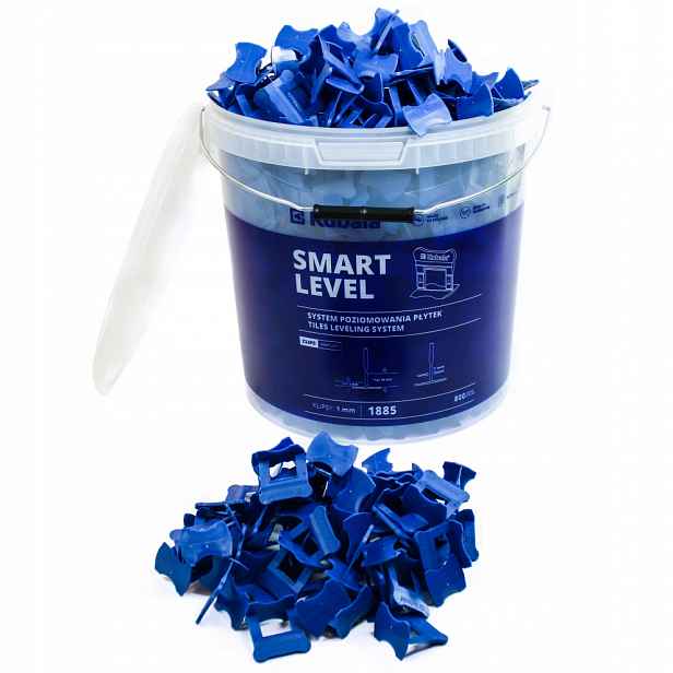 Kubala Smart Level Klipsy Pro Vyrovnávání Dlaždic 1 mm Kbelík 800 kusů 1885