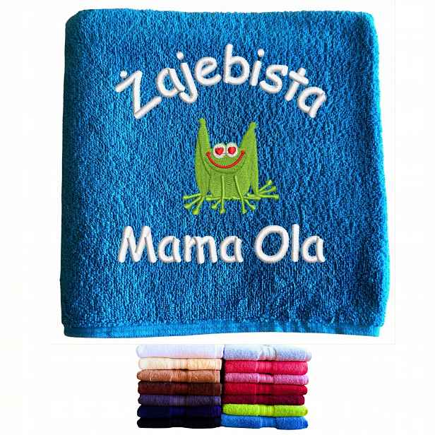 Ručník Žabí Maminka Se Jménem Dárek Pro Maminku K Narozeninám