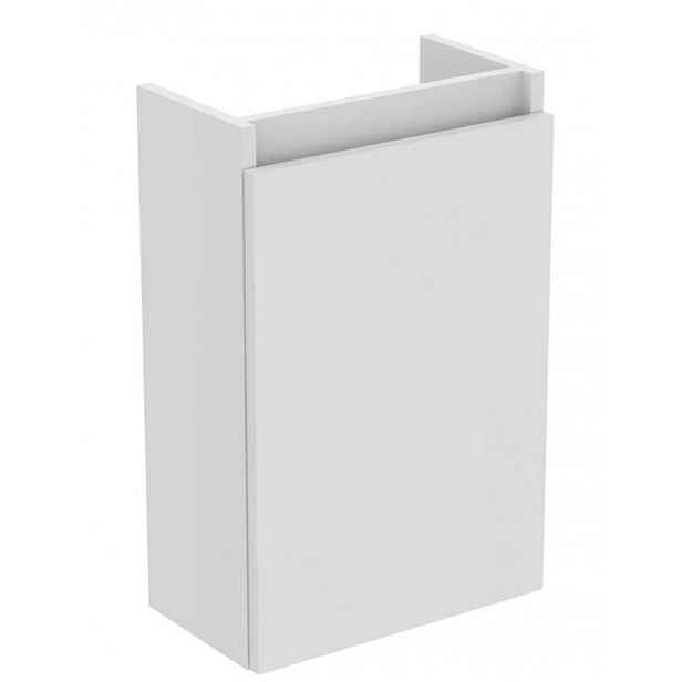 Ideal Standard Eurovit+ - Umyvadlová skříňka, 55x35x20 cm, 1 dvířka, panty L/P, lesklá bílá R0271WG