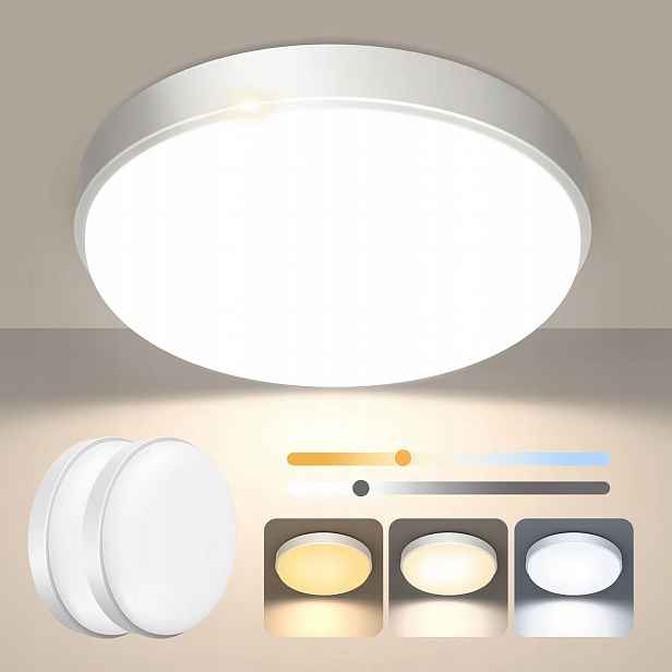 Moderní stropní svítidlo Led Oowolf 8x22x22 cm 2pack