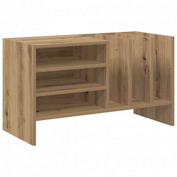 vidaXL Skříň na gramofonové desky Artisanový dub 78.5 x 35 x 45 cm