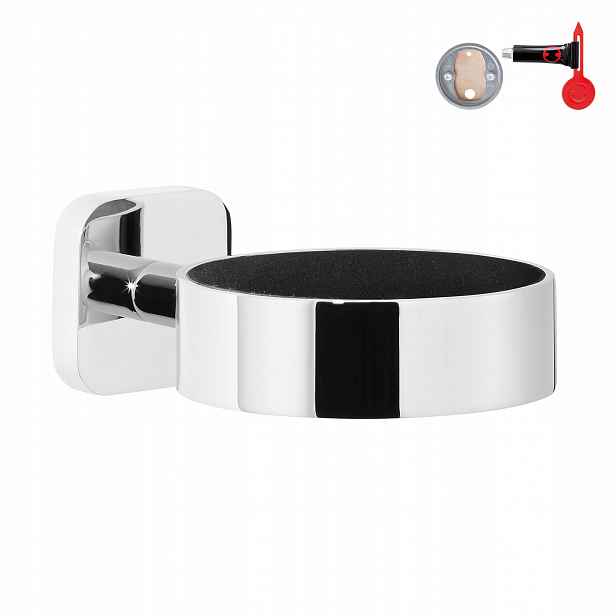 Tesa Elegaant Držák na vysoušeč vlasů bez vrtání, chrom