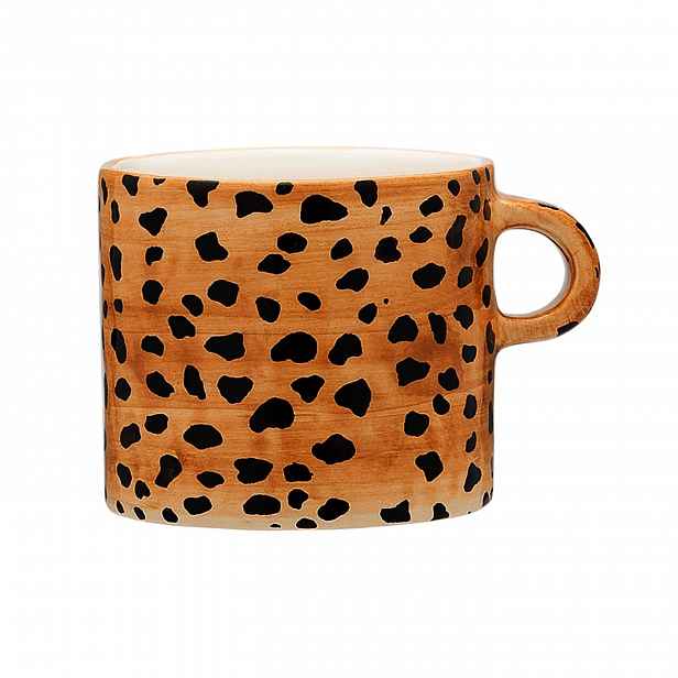 Keramický hrnek na čaj Leopard Hnědá One size anna nina