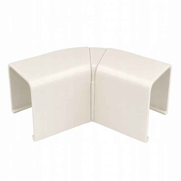 Ploché koleno pro Pvc kanál 80x60 mm nastavitelné Artiplastic