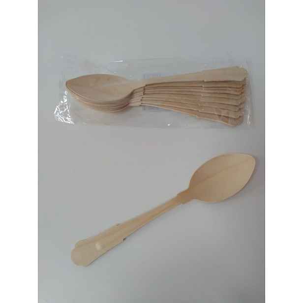 SPARMAL - Dřevěná lžíce 20,5cm balení 10ks