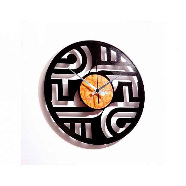 Designové nástěnné hodiny Discoclock 015 Geometry 30cm