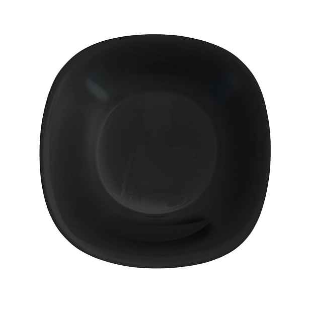 Hluboký talíř LUNA black 21,5x21,5 cm