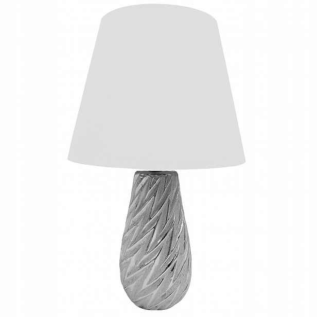 Stolní Lampa Stříbrná Noční Lampa Stolní Moderní Glamour Lampa