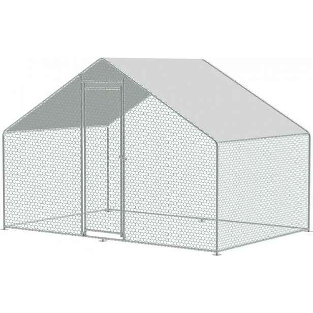 Venkovní výběh Strend Pro pro drůbež, voliéra, klec, kurník, se střechou, 3 x 2 x 2 m
