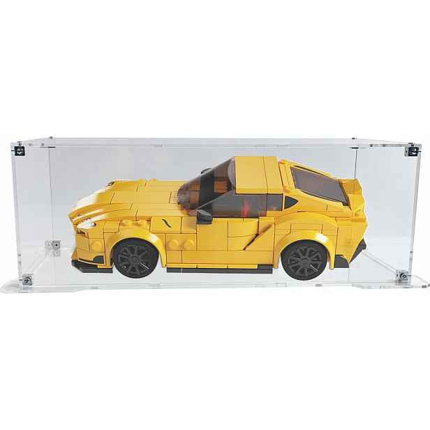 Vitrína s podstavcem Drewlandia pro stavebnici Lego 76901 Toyota Gr Supra