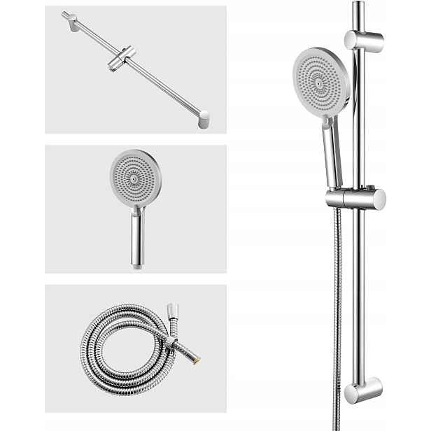 Sprchová Tyč Se Sprchovou Hlavicí Set 70 CM Chrom Auralum