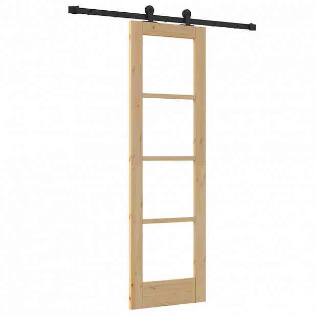 vidaXL Posuvné dveře ORKDAL Přírodní 61 x 198,5 cm