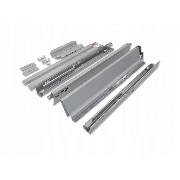 Blum Antaro Tandembox 500 Střední Šuplík C H167 Šedá S Tlumením Dovírání
