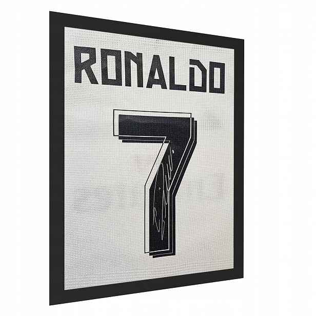 Cristiano Ronaldo obraz tričko na plátně Real Juve poster 40x30 cm