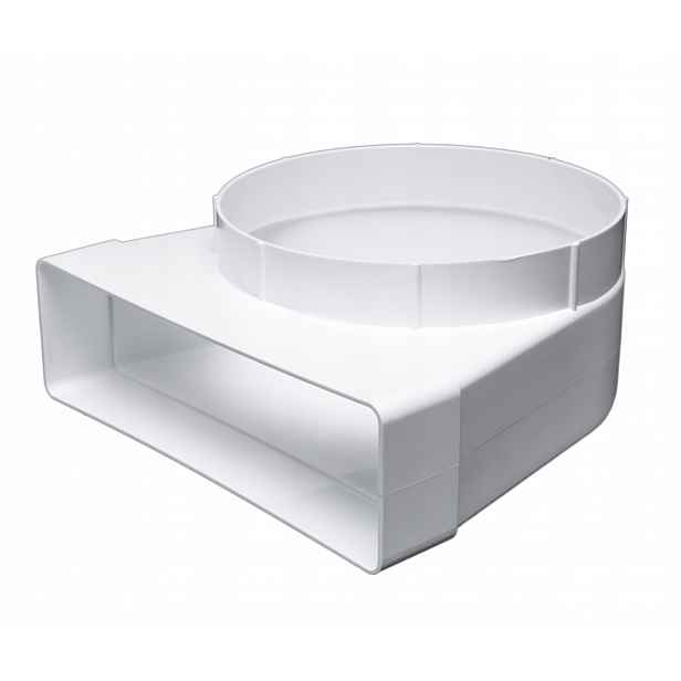 Spojovací Ventilační Koleno Przybysz Excentrické 204x60 mm na fi 125 Pvc