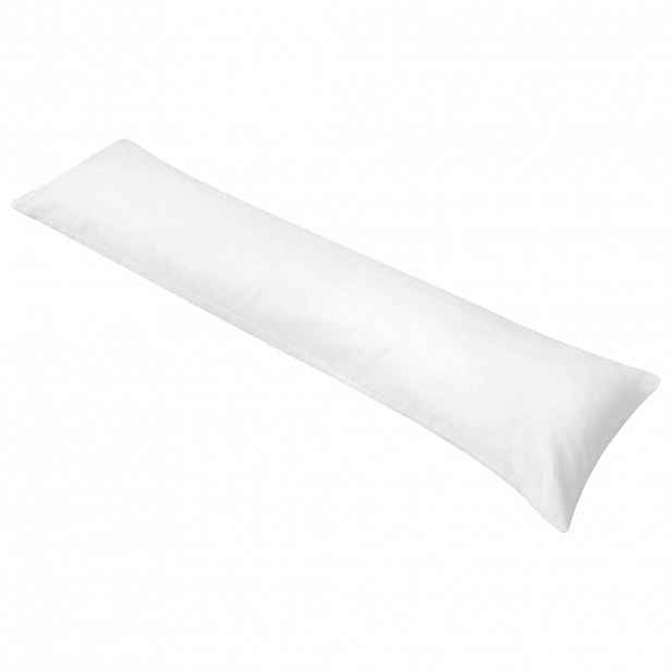 vidaXL Polštář pro tělo pro spaní na boku 40x145 cm bílý