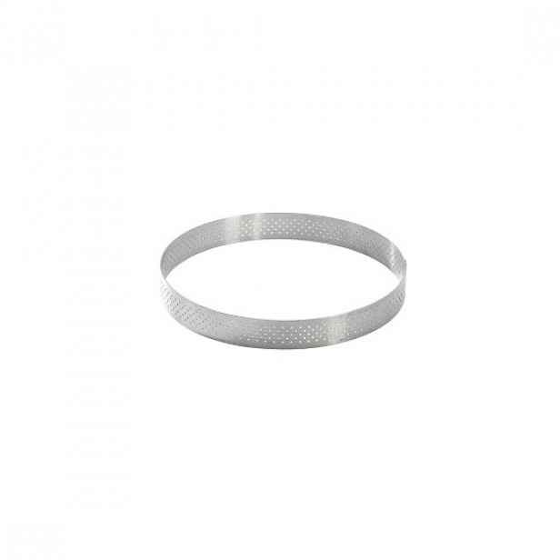 Děrovaná forma na koláč, nerezová ocel, 12,5 cm - de Buyer