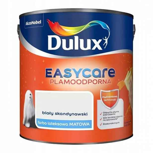 Dulux EasyCare barva Bílá Skandinávský mat 2,5L
