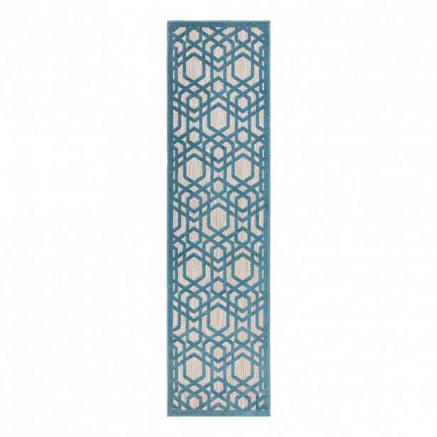 Flair Rugs VENKOVNÍ KOBEREC, 66/230 cm modrá