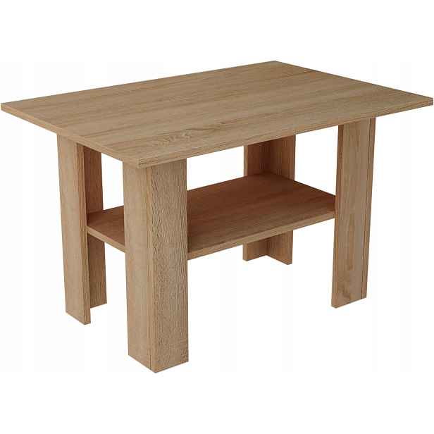 Konferenční stolek Sonoma L1 87x60x55 cm s policí Rob
