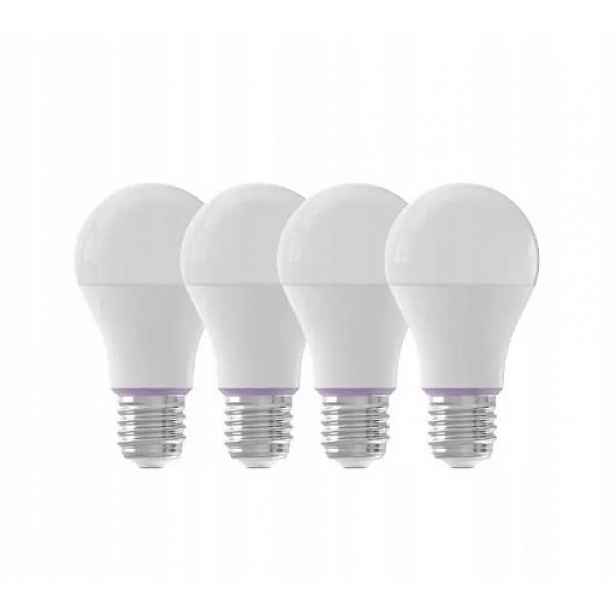 Sada 4 ks inteligentních žárovek Wifi Smart Rgb stmívání E27