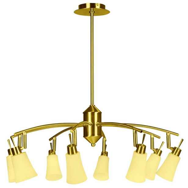 Stropní závěsná lampa patina 8xG9 Kroton