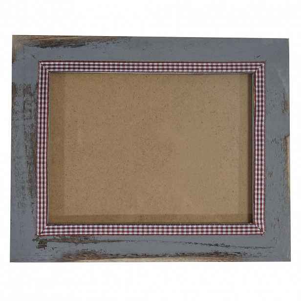 MCW RÁM NA FOTOGRAFIE SHABBY-LOOK obdélníkový šedý