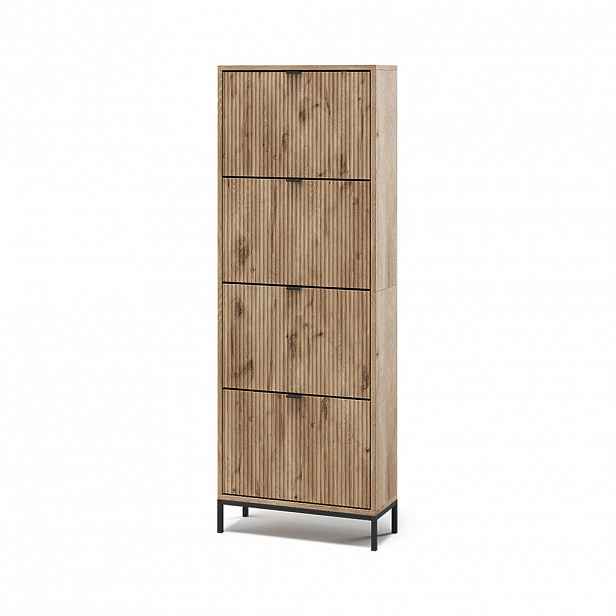 Vicco BOTNÍK NA BOTY Eliza Dub Viking 60 x 168 cm se 4 sklopnými zásuvkami