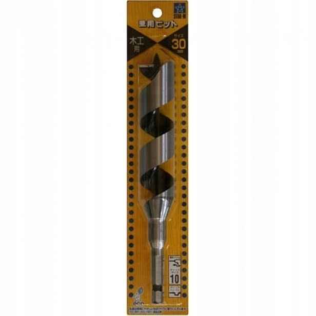 Vrták japonský vrták bit Hex 30 mm 210 mm Star-M Vyrobený V Japonsku