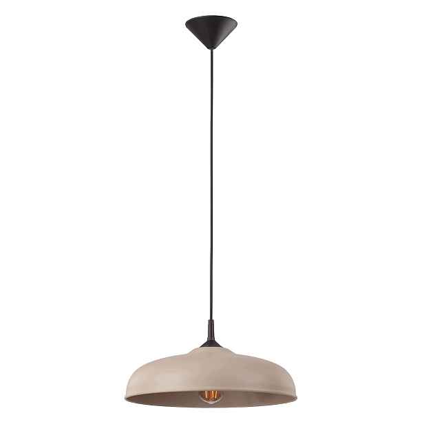 Závěsná lampa Gina taupe Kašmírové závěsné osvětlení Svítidlo Sollux
