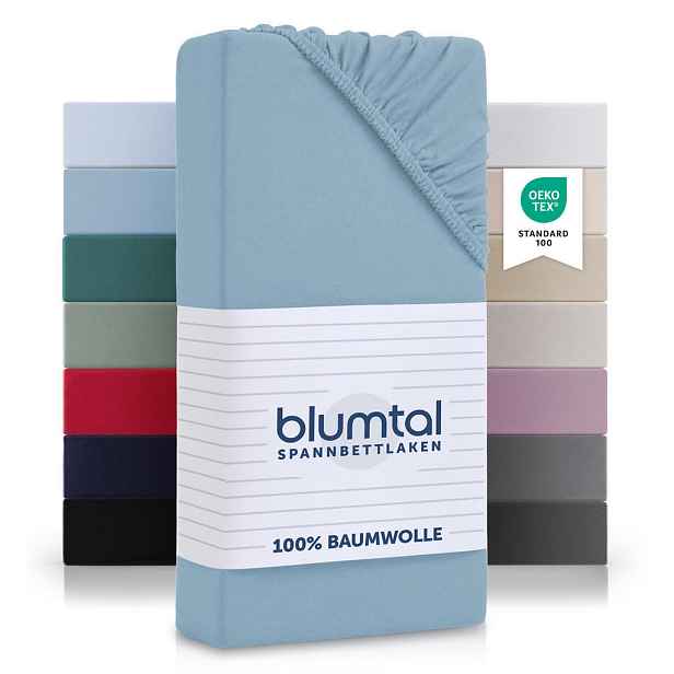 Blumtal NAPÍNACÍ PROSTĚRADLO 80/180 cm, modrošedá