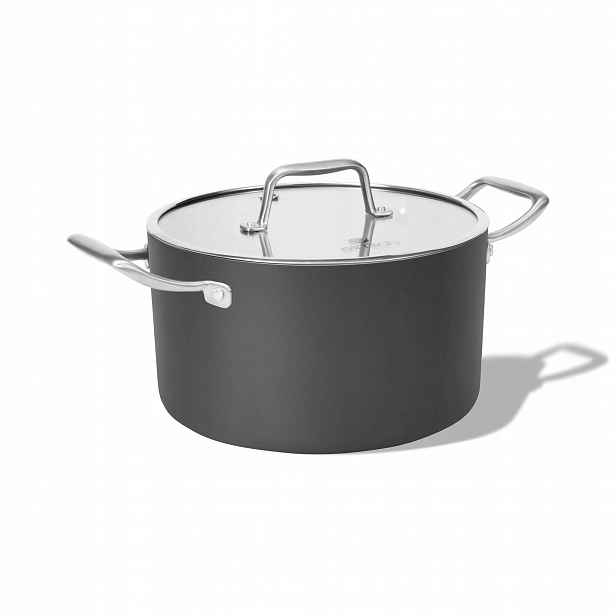 Elmich Nepřilnavý keramický hrnec Vital Ø 24 cm (5L) tmavě šedá