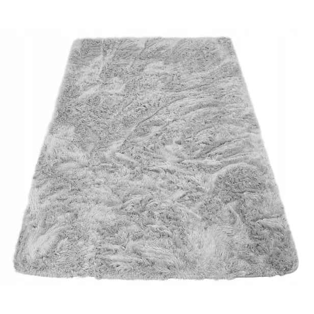 Koberec Plyš Softi Šedý Stříbrný Plyšový Měkký 100 x 150 cm