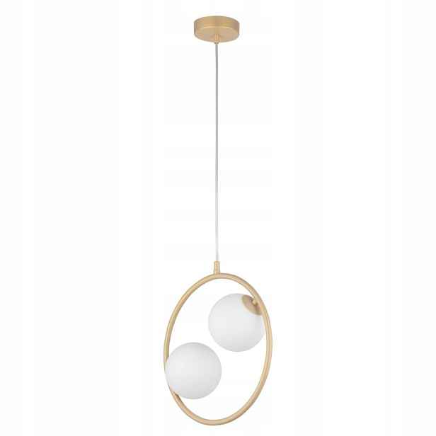 Lustr Závěsná lampa Bílá G9 Sklo Ocel 32 cm Aqua Sigma Lighting