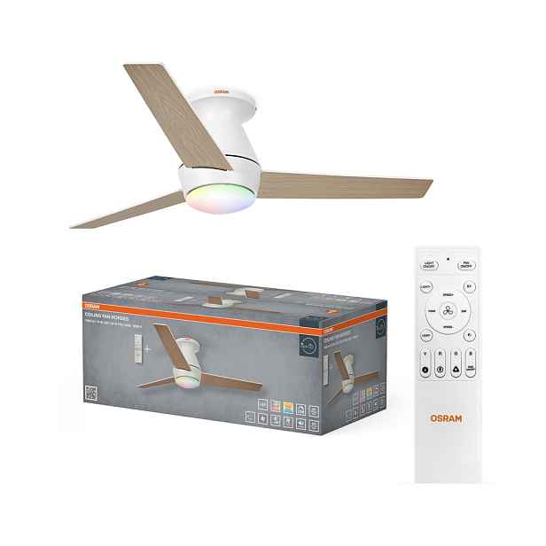 Stropní ventilátor Nordes Ceiling Fan Led 38W Rgb s dálkovým ovládáním