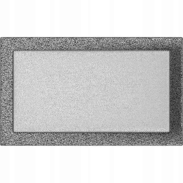 Ventilační mřížka 22x37 černo-stříbrná