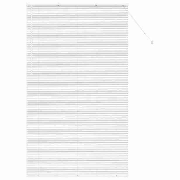 vidaXL Venet školní žaluzie Bílá 220 x 130 cm 25 mm Hliník