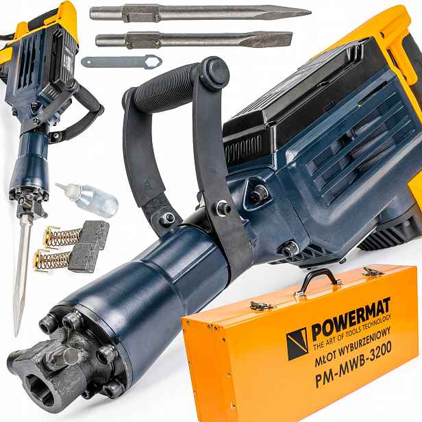 Demoliční kladivo pro kování 50J Hex 3200W