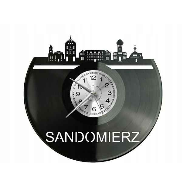 Sandomierz Město Polsko Nápad na Dárek Nástěnná Dekorace z vinylové desky