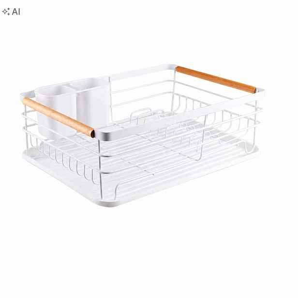 Shein Odkapávač Na Nádobí V Bílé Barvě 43x30,5 1L
